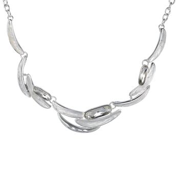 Collier peint à la main en argent Monet DN1536S