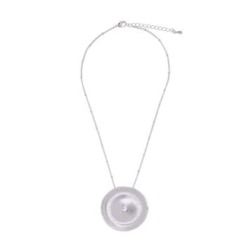 Collier pendentif peint à la main en argent Monet DN1349S