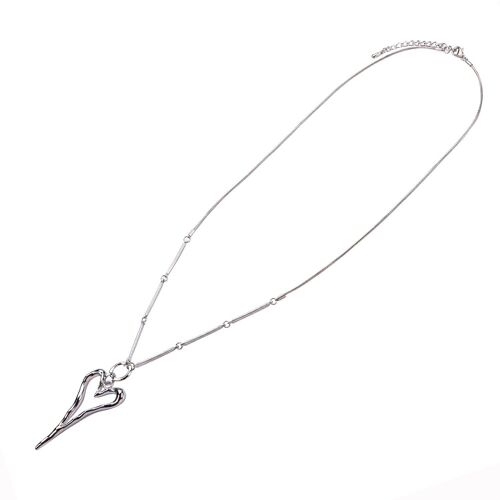 Sweetheart Base Alloy Long Necklace DN2535R
