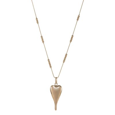 Sweetheart Contemporary Heart Mid-Length Necklace DN1161K