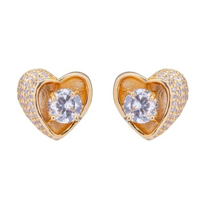 Sweetheart Crystal Stud Earring DE0975K