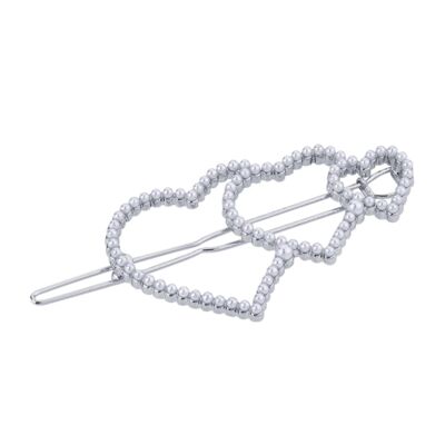Accessori per capelli con clip di perle sintetiche Sweetheart DH0046R