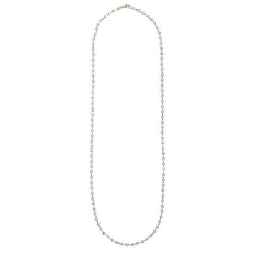 Venus Base Alloy Crystal Long Necklace DN2484M