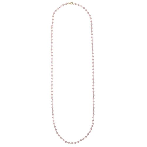 Venus Base Alloy Crystal Long Necklace DN2484H