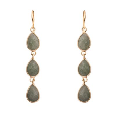 Venus Base Alloy Semi-Precious Stone Crystal Hook Earrings DE1050C