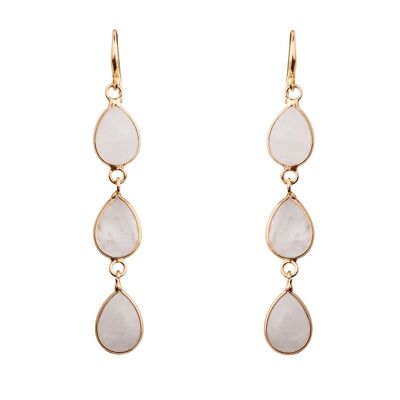 Venus Base Alloy Semi-Precious Stone Crystal Hook Earrings DE1050E