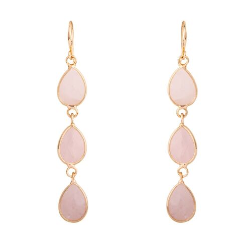 Venus Base Alloy Semi-Precious Stone Crystal Hook Earrings DE1050D