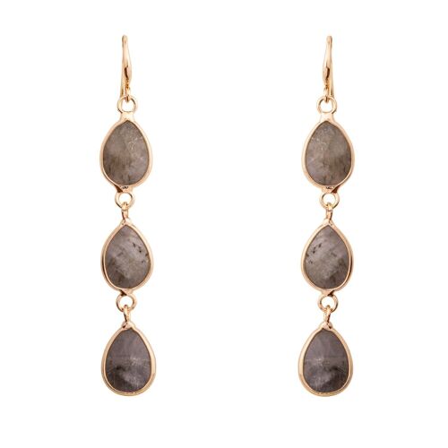 Venus Base Alloy Semi-Precious Stone Crystal Hook Earrings DE1050M