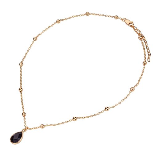 Venus Base Alloy Semi-Precious Stone Crystal Short Necklace DN2502C