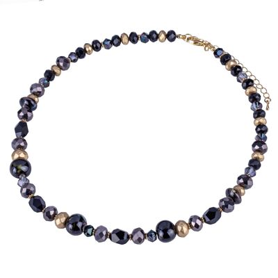 Venus Base Alloy Semi-Precious Stone Crystal Short Necklace DN2532H