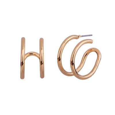 Zaha Base Alloy Post Earrings DE1002K