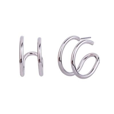 Zaha Base Alloy Post Earrings DE1002R