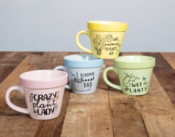 Tasse en pot de plantes Plant-a-holic de Crazy Plant Lady 3