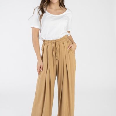 Wide-leg trousers in EcoVero™ viscose