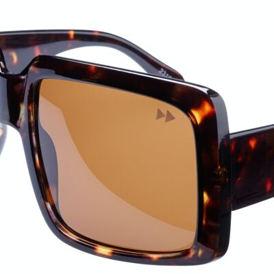 Sonnenbrille EVE Premium - Schildkrötenrahmen mit braunen polarisierten Gläsern