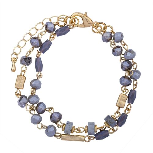 Venus Base Alloy Semi-Precious Stone Crystal Clasp Bracelet DB1897C