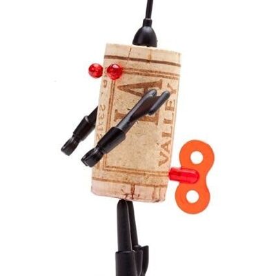 Tapones de corcho ROBOT LUKE - tapones de corcho decorativos