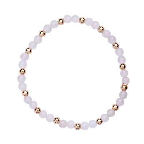 Venus Base Alloy Semi-Precious Stone Crystal Elasticated Bracelet DB2051E