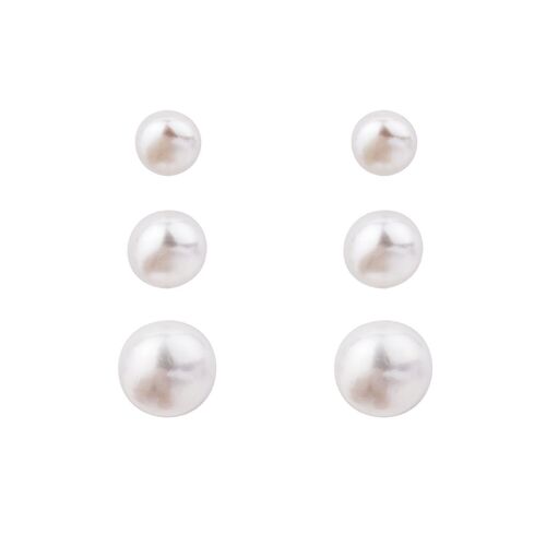 Audrey Fresh Water Pearls Stud Earrings