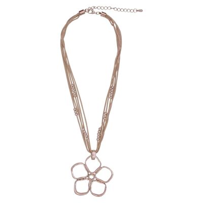 Cora Floral Contemporary Short Necklace DN1364A