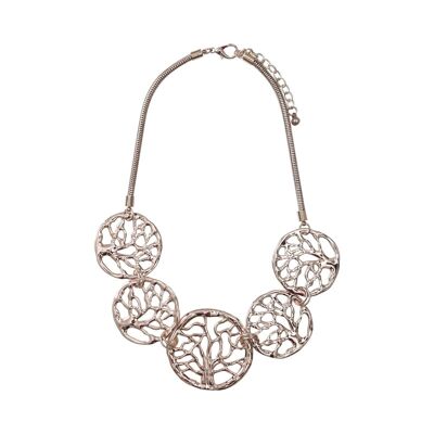 Cora Tree of Life Statement Short Necklace DN1788A