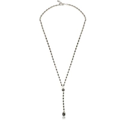 Edith Crystal Lariat Necklace DN1941A