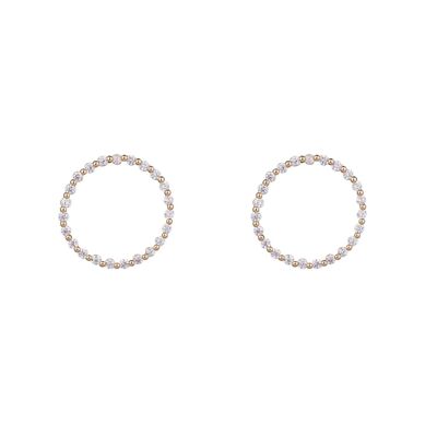 GEO Cubic Zirconia Stud Earrings DE0479K