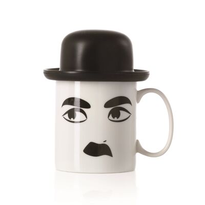 Jumbo Mug in Porcellana con Cappello in Silicone "CHARLIE"