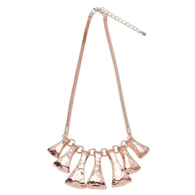 Kahina Rose Gold Contemporary Short Necklace DN1072A