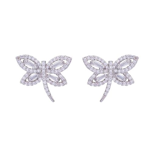 Kylie Base Alloy Crystal Clip On Earrings DE0983R