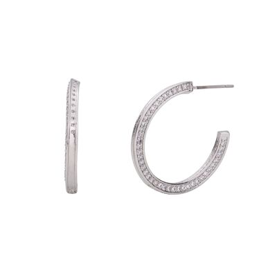 Kylie Base Aleación Cubic Zirconia Post Pendientes DE0942R