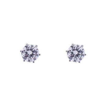 Boucles d'oreilles Kylie Base en alliage de zircon cubique DE0495R