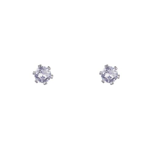 Kylie Base Alloy Cubic Zirconia Stud Earrings DE0510R