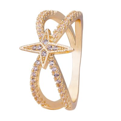 Kylie Crystal Fixed Sizing Ring DR0443K