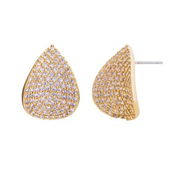 Boucles d'oreilles à tige en cristal Kylie DE0988K