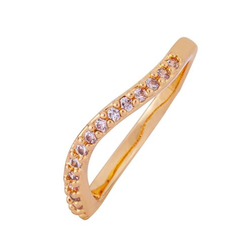 Kylie Cubic Zirconia Fixed Sizing Ring DR0455K
