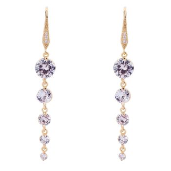 Kylie Cubic Zirconia Hook Boucles d'oreilles DE0251K