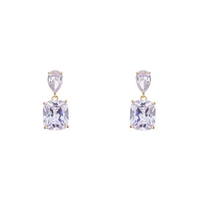 Kylie Cubic Zirconia Post Earrings DE0498K