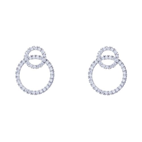 Kylie Cubic Zirconia Post Earrings DE0941R