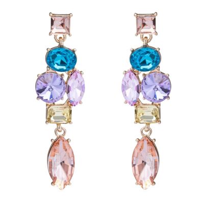 Kylie Cubic Zirconia Post Earrings DE0967A