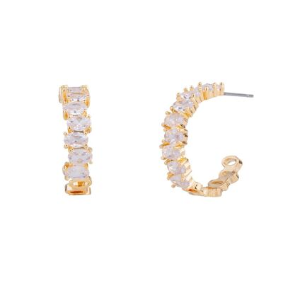 Kylie Cubic Zirconia Post Earrings DE1016K