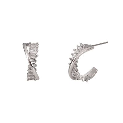 Kylie Cubic Zirconia Post Earrings DE1018R