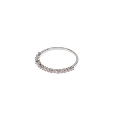 Kylie Gold Plated Cubic Zirconia Fixed Sizing Ring DR0152A