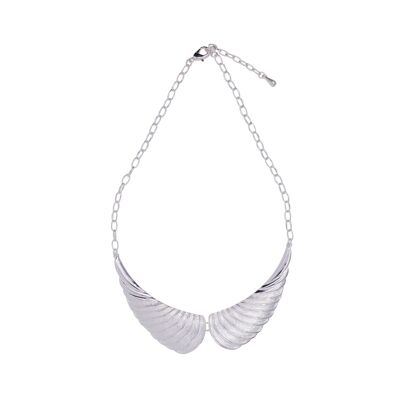 Collier ange peint à la main en argent Monet DN1348S