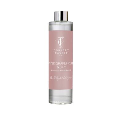 Pastelli - Ricarica per diffusore pompelmo rosa e giglio da 200 ml