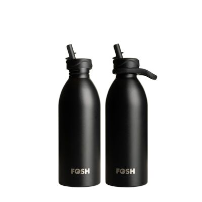 Bouteille Réutilisable Simple Paroi - Orca Black 670ml Active 2.0