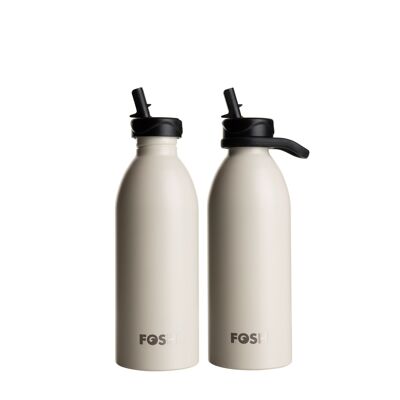 Single-wall Reusable Bottle - Sea Salt 670ml Active 2.0