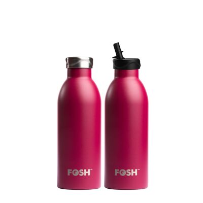 Insulated Reusable Bottle - Pomegranate 500ml Vital 2.0