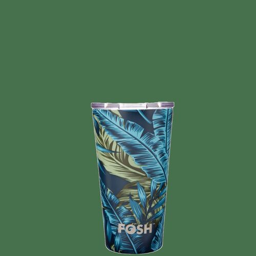 Insulated Coffee Cup - Palm 16oz