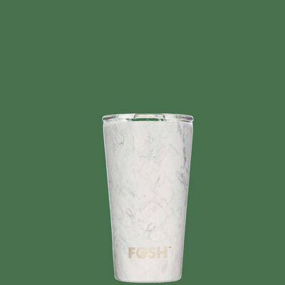 Insulated Coffee Cup - Marble 16oz